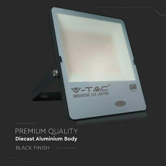 V-TAC Proiector LED Etanș 200W Alb Cald 3000K cu Fotocelul IP65