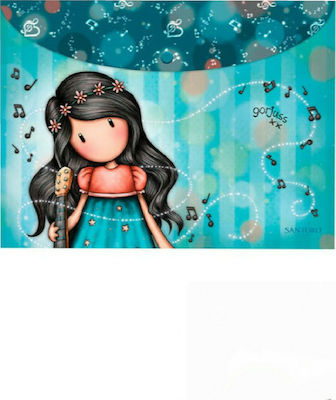 Santoro Folder Transparent with Button for Paper A4 Multicolour The Duet - This One's For You