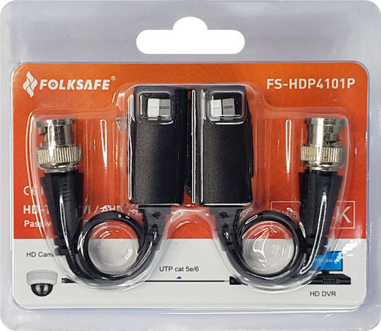 Folksafe Video Balun Συστημάτων CCTV FS-HDP4101P