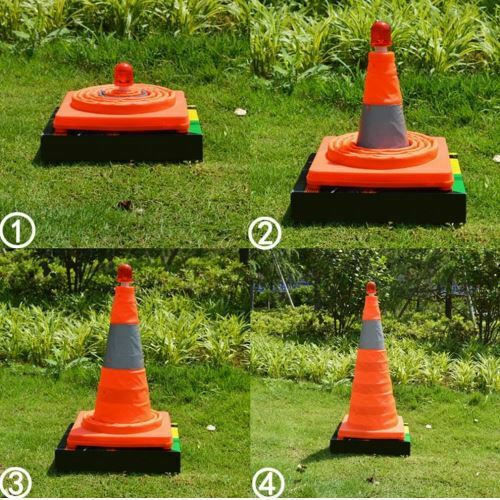 Carsun Plastic Cone Orange W5xH24cm / L24m