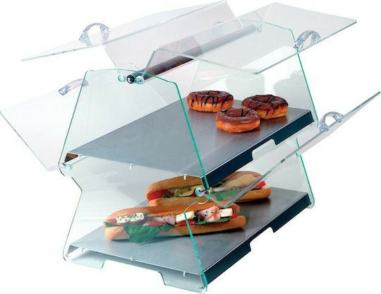 Garibaldi VRP01-2P Neutrale Vitrine 2 Ebenen
