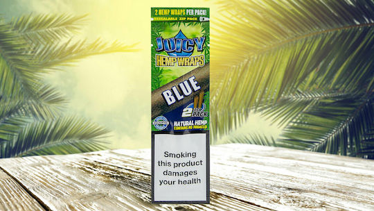 Juicy Jays Πουρόφυλλα Blue 5cm με Γεύση Blueberry Μπλε 2τμχ