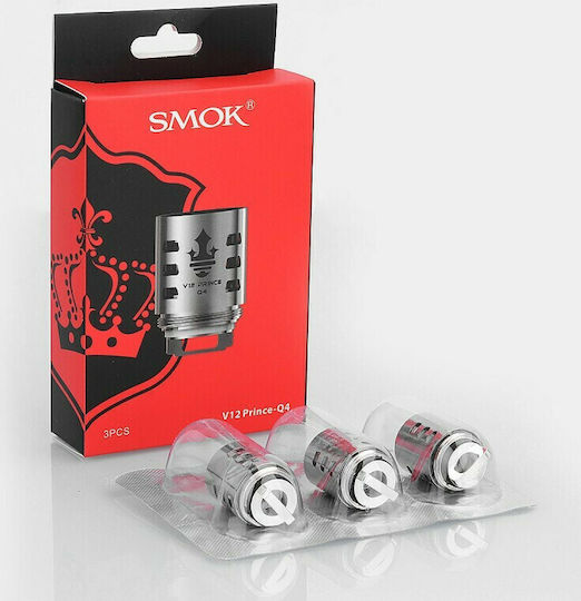 Smok TFV12 Prince Q4 Widerstand für Elektronische Zigaretten 0.4ohm (Dampfmethode) 3Stück