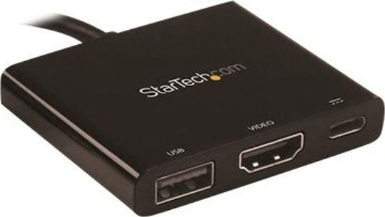 StarTech USB-C Докинг станция с HDMI 4K PD Черен (CDP2HDUACP)