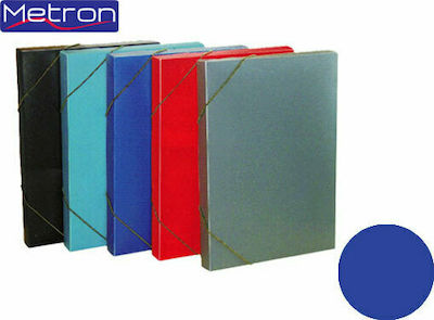 Metron Plastic File Box with Rubber Band