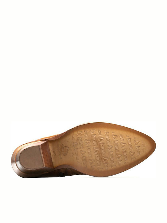 Damen Cowboy-Stiefeletten Tabac Braun