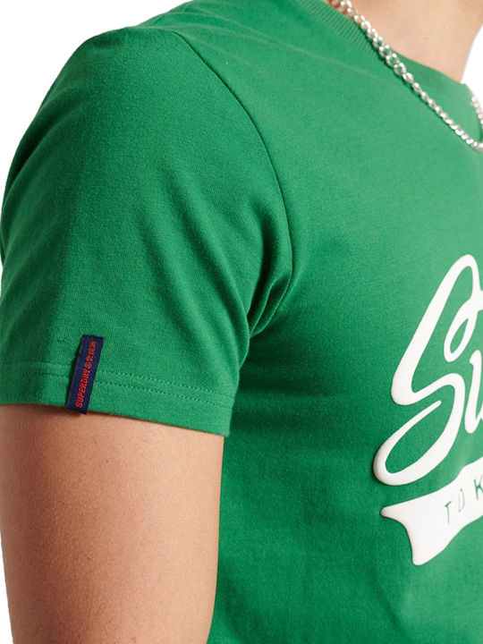 Collegiate Graphic T-Shirt Grün