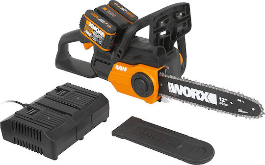 Worx Battery Chainsaw 2x2Ah Brushless 20V 3.8kg with Blade 30cm