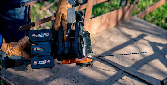 Worx Battery Chainsaw 2x2Ah Brushless 20V 3.8kg with Blade 30cm