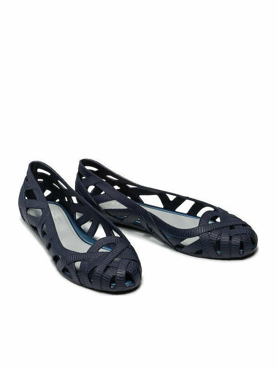 Jean+Jason Γυναικείες Μπαλαρίνες σε Navy Μπλε Χρώμα