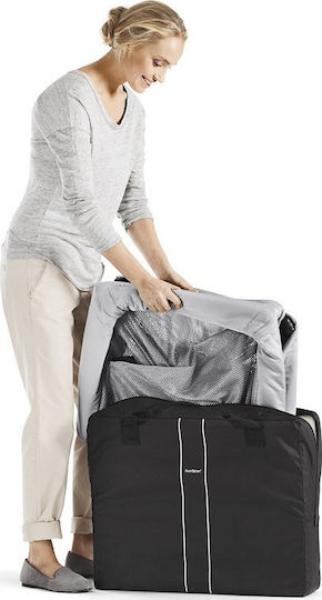 BabyBjorn Travel Crib Light Loc de joacă plasă de argint 112x64cm