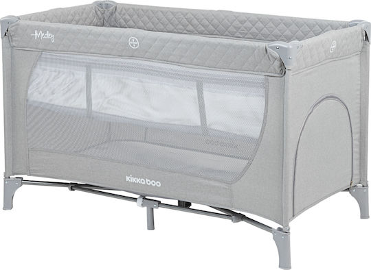 Kikka Boo Medley 2020 Laufstall 2 Ebenen mit Matratze Gray 125x65cm