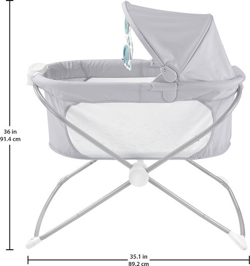Fisher Price Люлка с Колела Сив
