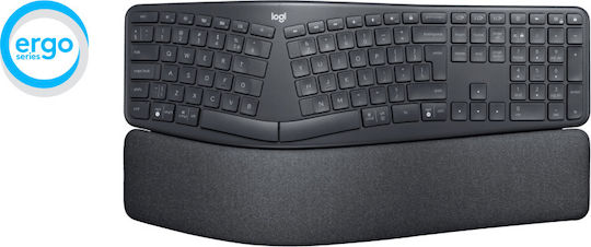 Logitech Ergo K860 Ασύρματο Bluetooth Πληκτρολόγιο Αγγλικό UK