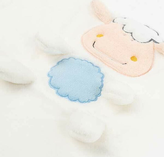 Kikka Boo Babydecke Wickeltücher für Kinderzimmer 3D Sheep mit Tier 75x100cm