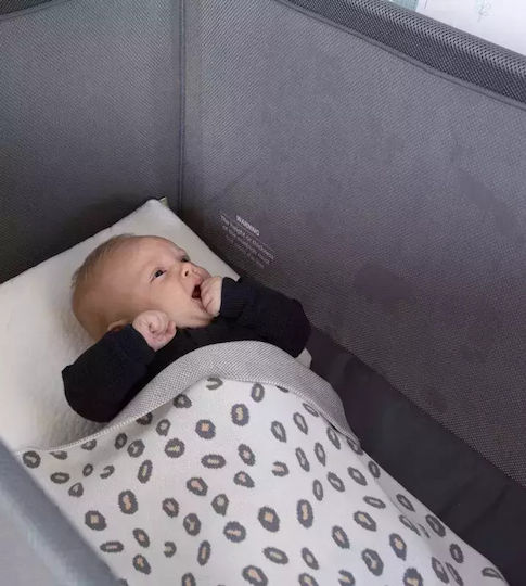 Childhome Одеяло Детски пелени за пелени Leopard Плетено Бежов 70x85см.
