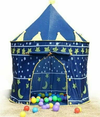 Iso Trade Kids Castle Play Tent for 3+ years Blue