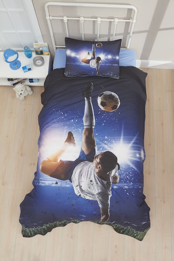 Viopros Set Pătură Pentru Copii Single Cu Față De Pernă 160x240cm Viopros Set Pătură Pentru Copii Single Cu Față De Pernă 160x240cm