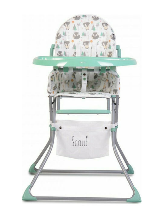 Cangaroo Scaut Foldable Baby Highchair Mint