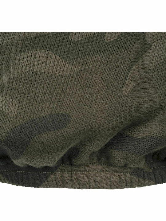 Cropped Hanorac pentru femei Olive Camo