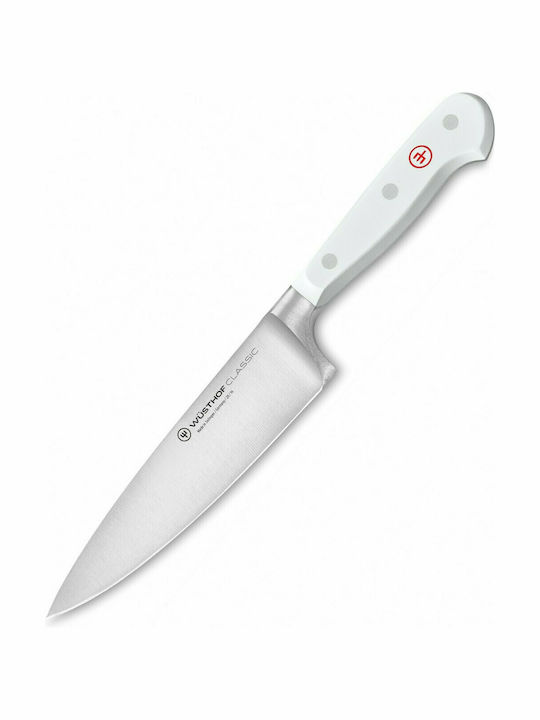 Wusthof Classic Chef Knife of Stainless Steel White 16cm 1040200116