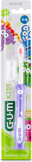 GUM Kids 901 Children's Toothbrush for 3+ Years Purple