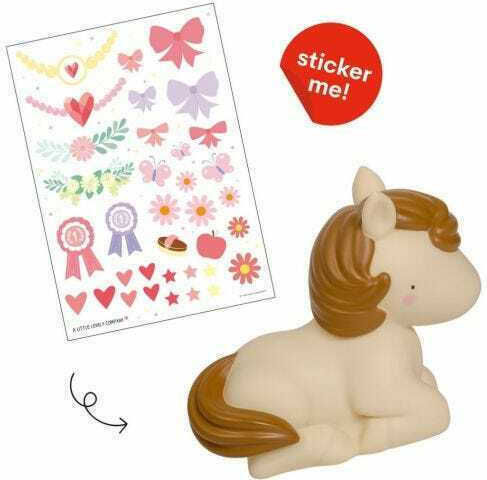 A Little Lovely Company Led Kids Decorative Lamp Horse Beige 20x11x17εκ.