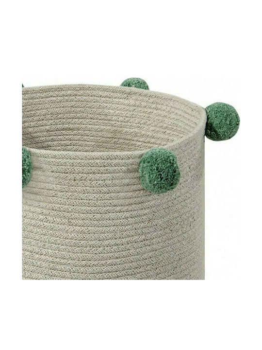 Lorena Canals Children's Storage Basket Bubbly Green 30x30x30cm 1pcs