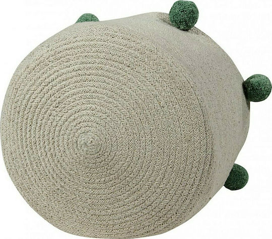 Lorena Canals Kinder Aufbewahrungskorb Bubbly Grün 30x30x30cm 1Stück