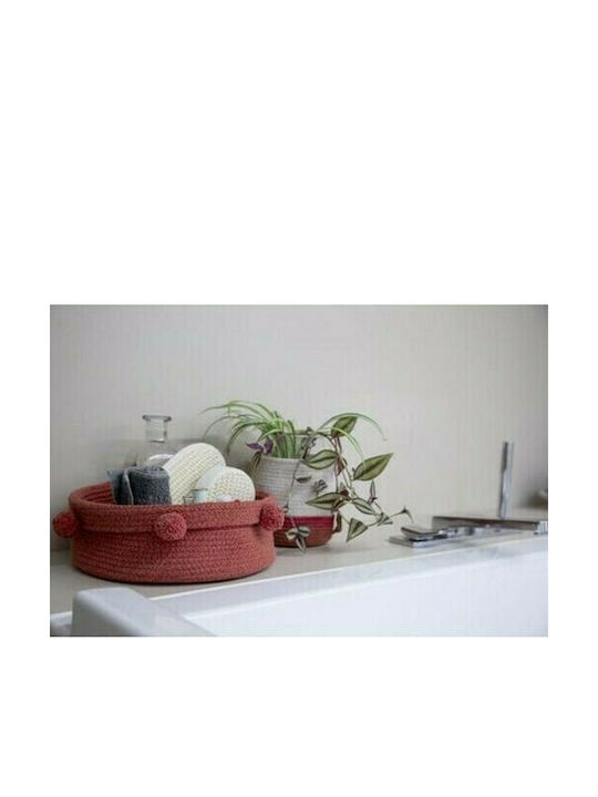 Lorena Canals Kinder Aufbewahrungskorb Tray Rot 30x30x12cm 1Stück