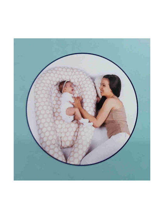 Lorelli Бебешка възглавница-гнездо Мемори пяна Nest 3 in 1 Stars Сив 110x70cm