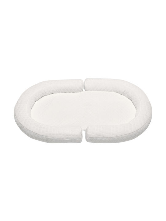 Greco Strom Βρεφικό Μαξιλάρι Φωλιά Cozy Hug Λευκό 80x53εκ. Greco Strom Βρεφικό Μαξιλάρι Φωλιά Cozy Hug Λευκό 80x53εκ.