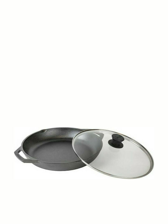 Lodge Chef Collection Τηγάνι από Μαντέμι Με Καπάκι 30.5cm