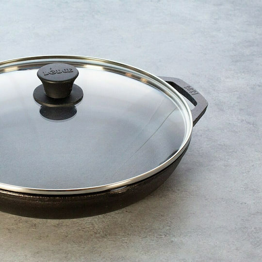Lodge Chef Collection Τηγάνι από Μαντέμι Με Καπάκι 30.5cm