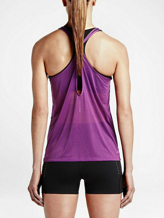 Nike Cool Breeze Feminină Sportivă Bluză cu curea de spaghete Violet