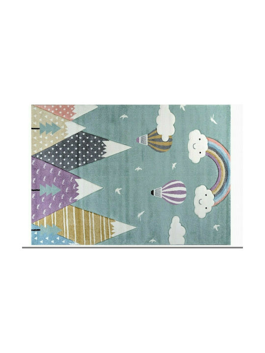 Tzikas Carpets 24192-040 Παιδικό Χαλί Σύννεφα Diamond 160x230cm Πάχους 13mm