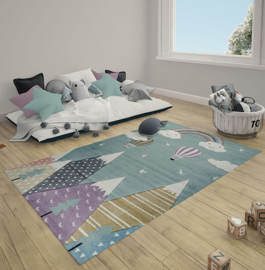 Tzikas Carpets 24192-040 Παιδικό Χαλί Σύννεφα Diamond 160x230cm Πάχους 13mm
