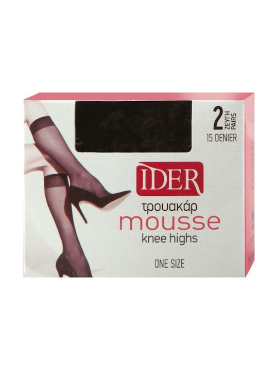 IDER Demon Women's Socks Sheer 15 Den 2Pack Melon -105