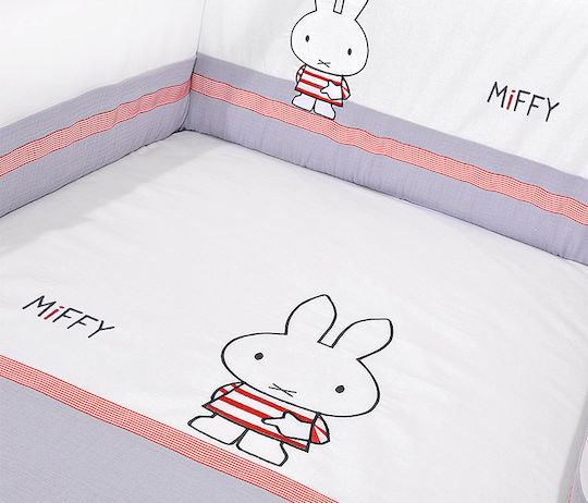 Miffy Gray Set 80x110 cm