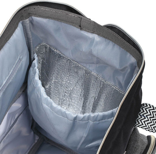 Babyono Diaper Bag Oslo Style Gray 30x40cm.
