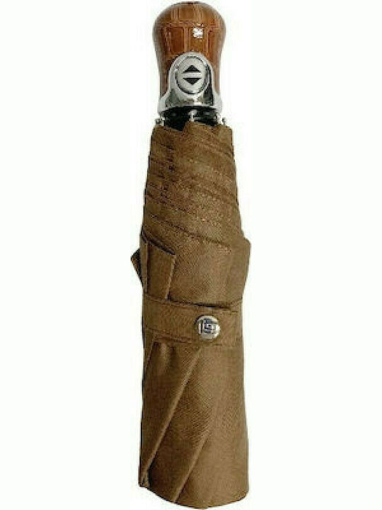 Guy Laroche Automatic Umbrella Compact Brown