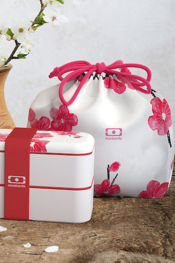 Monbento Graphic Σχολική Θήκη Φαγητού 1.7lt Λευκή 18x14x24εκ.