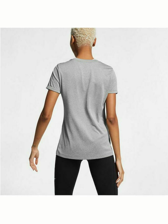 Nike Legend Women's Athletic T-shirt Dri-Fit Gray