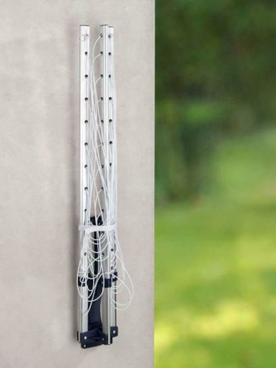 Wenko Folding Floor Clothes Drying Rack Made of Aluminum for the Garden 104cm