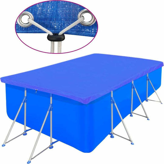 vidaXL Sun Protective Rectangular Pool Cover 90 g/sqm 540x270cm 2pcs
