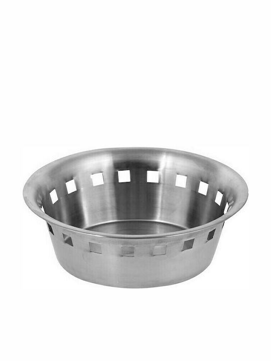 TnS Καλάθι Ψωμιού Inox σε Ασημί Χρώμα 21x21cm TnS Καλάθι Ψωμιού Inox σε Ασημί Χρώμα 21x21cm
