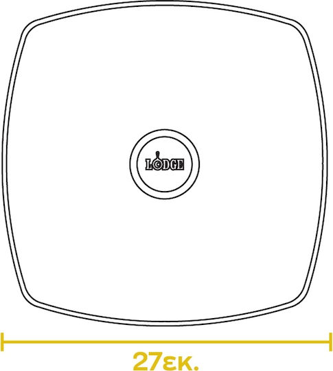 Lodge Капак за Тиган Стъклен 26.67см GLSQ10