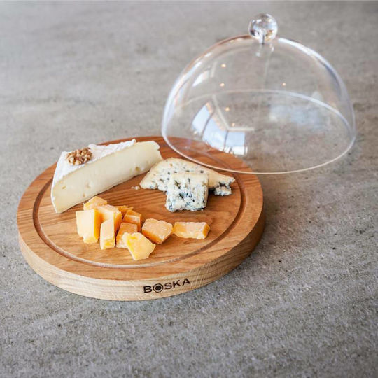 Boska Holland Cheese Dish Wooden Brown