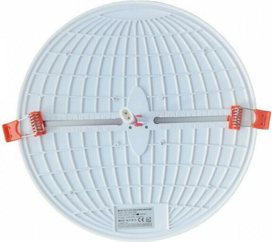 Spot Light Rund Vertieft LED Panel 36W mit Warmes Weiß Licht 3000K