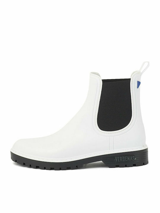 Verbenas Gaudi Women's Short Wellies White